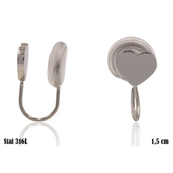 Klipsy Xuping Stal 316L - MF36548-2
