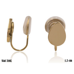 Klipsy Xuping Stal 316L - MF36406