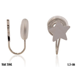 Klipsy Xuping Stal 316L - MF36545-2