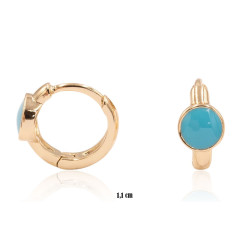 Kolczyki Xuping pozłacane 18k - MF14044