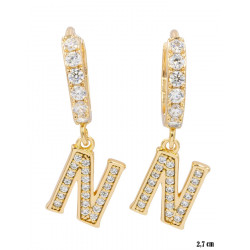 Kolczyki Xuping pozłacane 18k - MF14694