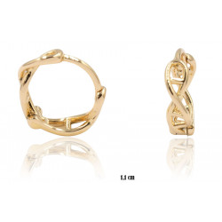Kolczyki Xuping pozłacane 18k - MF15050