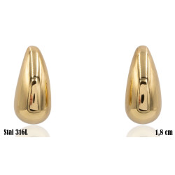 Kolczyki Xuping Stal 316L - MF36503