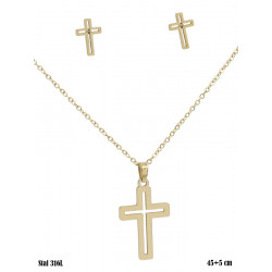 Xuping necklace and earrings Stainless Steel 316L - MF20807