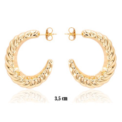 Kolczyki Xuping pozłacane 18k - MF36402