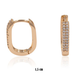 Kolczyki Xuping pozłacane 18k - MF36740