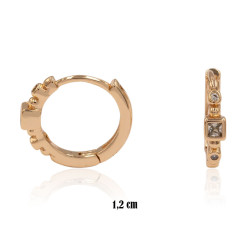 Kolczyki Xuping pozłacane 18k - MF35962