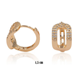 Kolczyki Xuping pozłacane 18k - MF36858