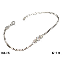 Bransoletka Xuping Stal 316L - MF38129