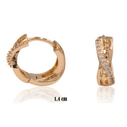 Kolczyki Xuping pozłacane 18k - MF38216