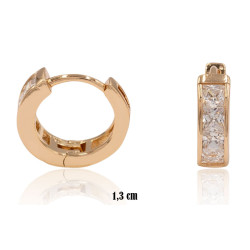 Kolczyki Xuping pozłacane 18k - MF38019