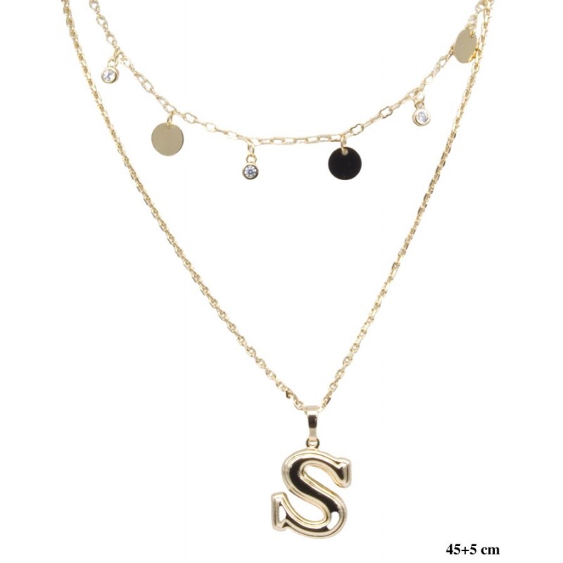 Naszyjnik Xuping pozłacany 18k - MF7851