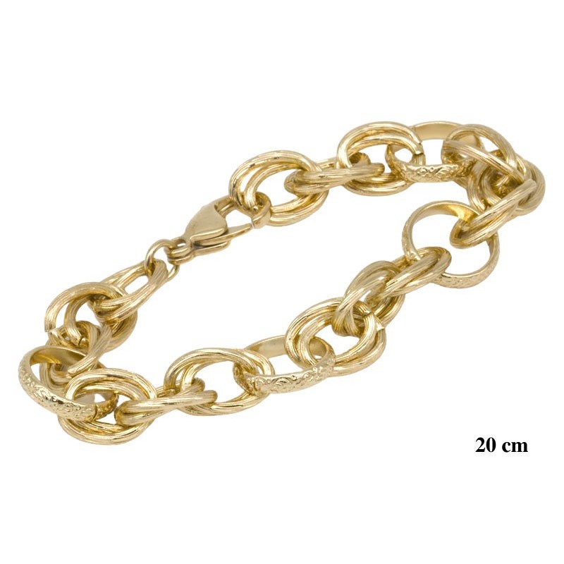 Bransoletka pozłacana Xuping 18k - MF7079