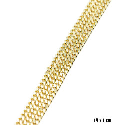 Bransoletka CM miedź pozłacana 14k - MF37762