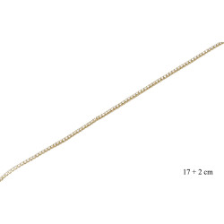 Bransoletka CM miedź pozłacana 14k - MF39050