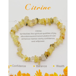 Bransoletka Kamień Citrine - MF37875-E