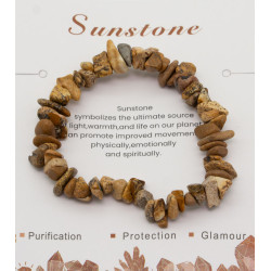 Bransoletka Kamień Sunstone - MF37875-K