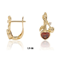 Kolczyki CM miedź pozłacane 14k - MF39147