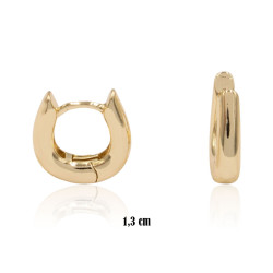 Kolczyki CM miedź pozłacane 14k - MF39164