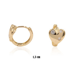 Kolczyki CM miedź pozłacane 14k - MF39192