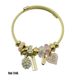 Bransoletka Stal 316L - MF37823-2