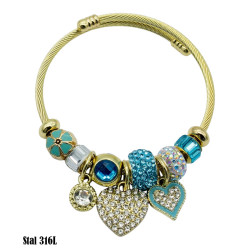 Bransoletka Stal 316L - MF37814-1