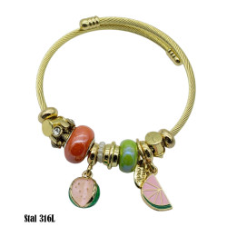 Bransoletka Stal 316L - MF37812-1