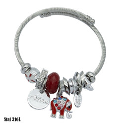 Bransoletka Stal 316L - MF37833-1