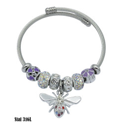 Bransoletka Stal 316L - MF37834-2