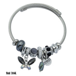 Bransoletka Stal 316L - MF37836-1