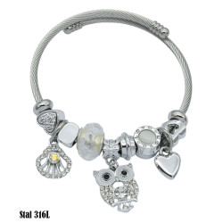 Bransoletka Stal 316L - MF37837-2