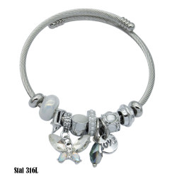 Bransoletka Stal 316L - MF37836-2