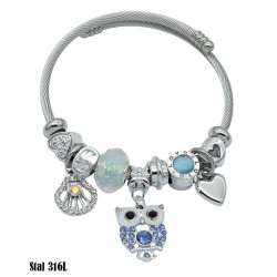 Bransoletka Stal 316L - MF37837-3