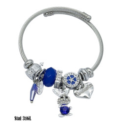 Bransoletka Stal 316L - MF37838-1