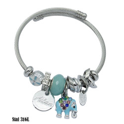 Bransoletka Stal 316L - MF37833-2