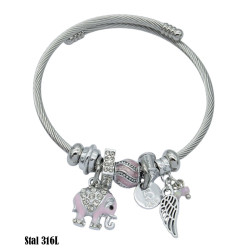 Bransoletka Stal 316L - MF37835-3