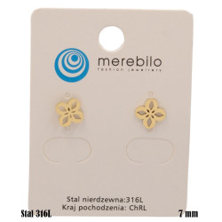 Kolczyki Merebilo Stal 316L - MF37496