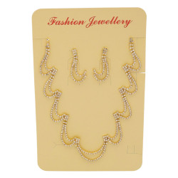 Komplet biżuterii dżetowy - MF31190-G