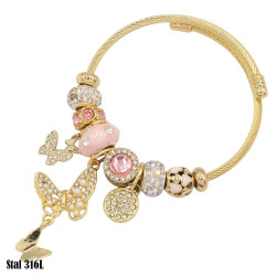 Bransoletka Stal 316L - MF37824-1