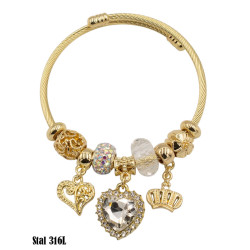 Bransoletka Stal 316L - MF37825-1