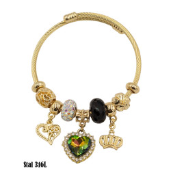 Bransoletka Stal 316L - MF37825-2