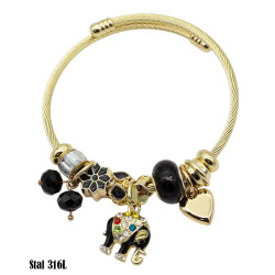 Bransoletka Stal 316L - MF37827-2