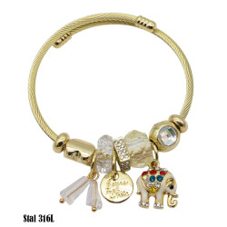 Bransoletka Stal 316L - MF37828-3