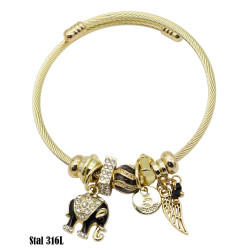 Bransoletka Stal 316L - MF37829-1