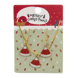 Świąteczny komplet biżuterii - MF37427-CP