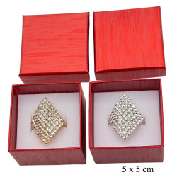 Pierścionki dżetowe regulowane + Opakowanie - MF24310AP