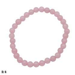 Bransoletka - Kwarc różowy kamień - MF39349