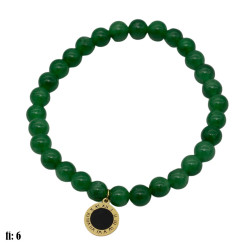 Bransoletka Stal 316L [zegar] - Awenturyn - MF39345-APG