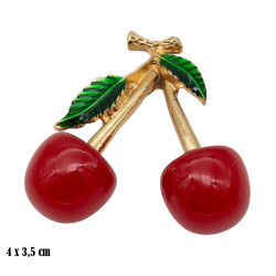 Broszka - wiśnia - MF37602-B