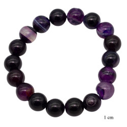 Bransoletka Fiolet Agatowy - MF39352E